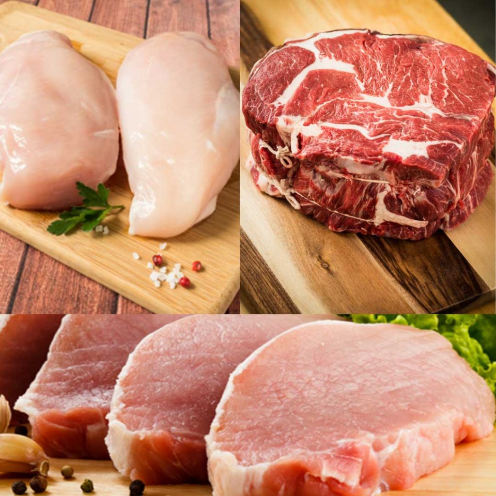 Fresh lean ground beef