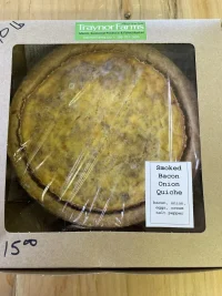 Smoked Bacon Onion Quiche